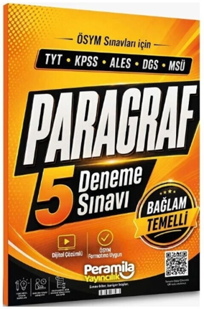 Paragraf 5 Deneme Peramila Yayınları SegaCopy Fotokopi Merkezi
