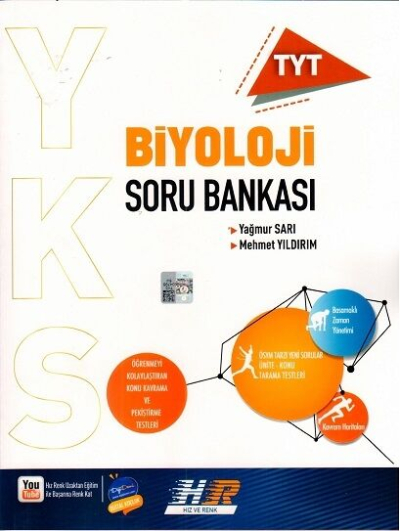 TYT Biyoloji Soru Bankası Hız ve Renk Yayınları SegaCopy Fotokopi Merkezi