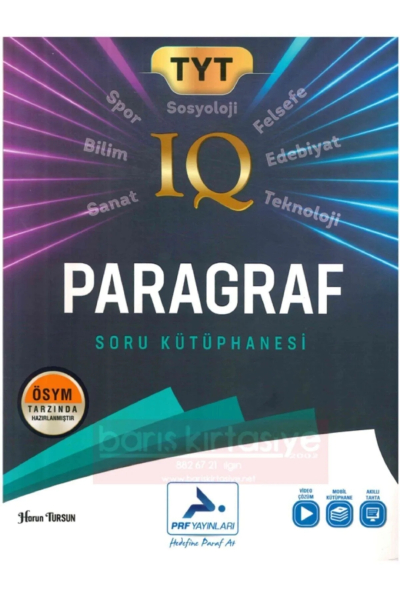 TYT PARAGRAF IQ SORU KÜTÜPHANESİ SegaCopy Fotokopi Merkezi