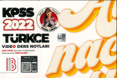 2022 KPSS TÜRKÇE VİDEO DERS NOTLARI ATANACAKSIN SegaCopy Fotokopi Merkezi