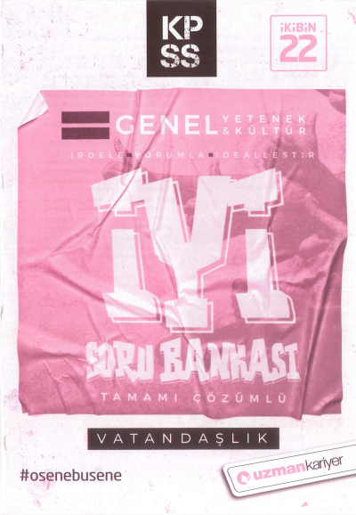 GY GK VATANDAŞLIK İYİ ÇÖZÜMLÜ SORU BANKASI SegaCopy Fotokopi Merkezi