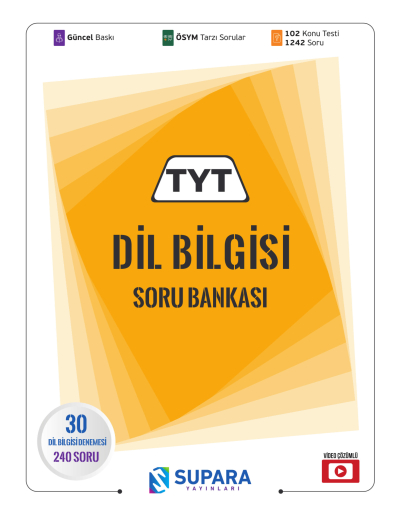 TYT Dil Bilgisi Soru Bankası Supara Yayınları SegaCopy Fotokopi Merkezi