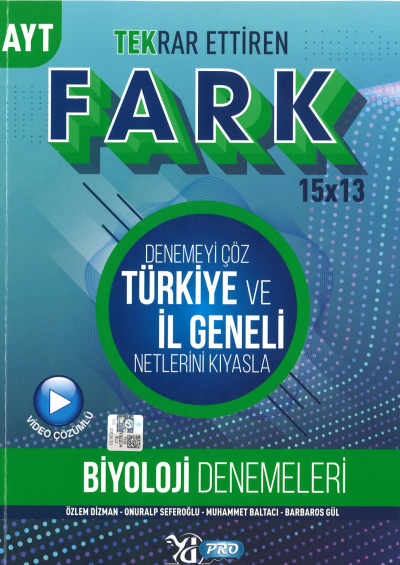 AYT Biyoloji Fark 15 x 13 Tekrar Ettiren Denemeleri SegaCopy Fotokopi Merkezi
