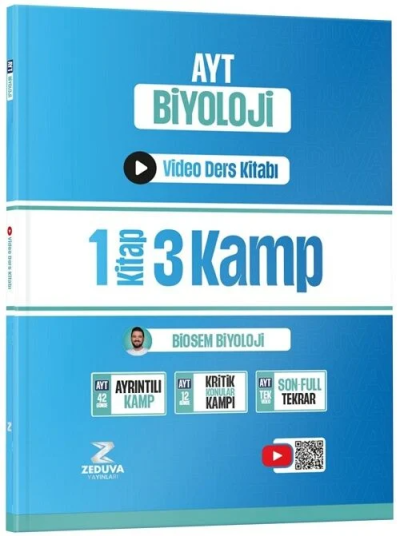 AYT Biosem Biyoloji Video Ders Kitabı - Semih Akpınar Zeduva Yayınları SegaCopy Fotokopi Merkezi