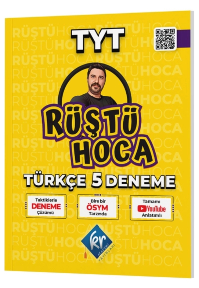 Rüştü Hoca TYT Türkçe 5 Deneme KR Akademi SegaCopy Fotokopi Merkezi
