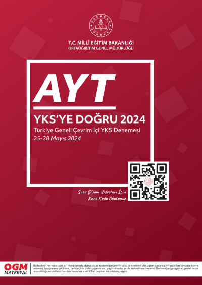 AYT YKS'ye Doğru 2024 SegaCopy Fotokopi Merkezi