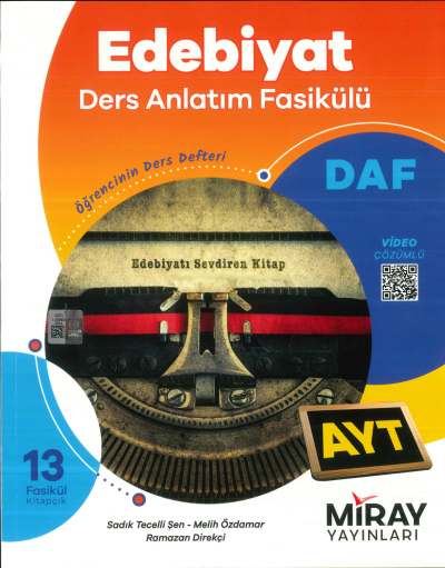 AYT Edebiyat Ders Anlatım Fasikülleri Miray Yayınları SegaCopy Fotokopi Merkezi