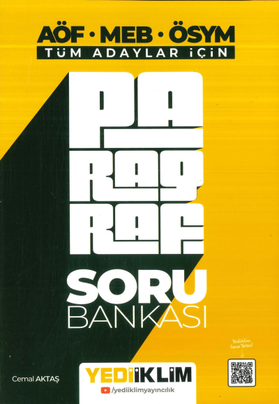 TÜM ADAYLAR İÇİN PARAGRAF SORU BANKASI