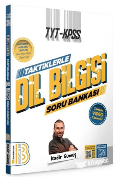 TAKTİKLERLE DİL BİLGİSİ TAMAMI VİDEO ÇÖZÜMLÜ SORU BANKASI SegaCopy Fotokopi Merkezi