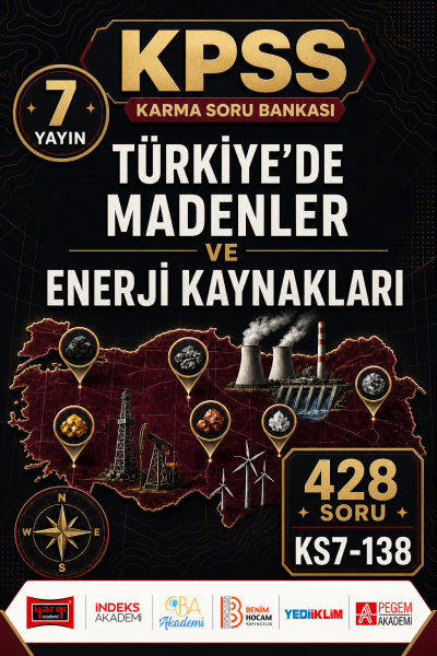 Türkiye’de Madenler ve Enerji Kaynakları 7 Yayın 428 Soru SegaCopy Fotokopi Merkezi