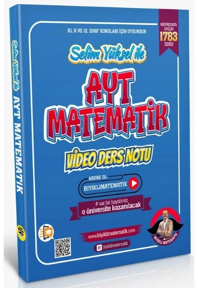 AYT MATEMATİK VİDEO DERS NOTU (BIYIKLI MATEMATİK) SegaCopy Fotokopi Merkezi