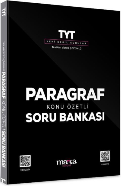 2025 TYT Paragraf Konu Özetli Yeni Nesil Soru Bankası Tamamı Video Çözümlü Marka Yayınları SegaCopy Fotokopi Merkezi