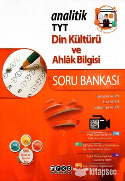 TYT ANALİTİK DİN KÜLTÜRÜ VE AHL. BİLG. SORU BANKASI SegaCopy Fotokopi Merkezi