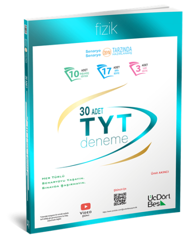 TYT Fizik 30 Deneme Üç Dört Beş Yayınları SegaCopy Fotokopi Merkezi