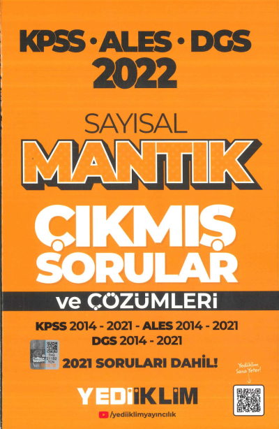 KPSS ALES DGS SAYISAL MANTIK 2014-2021 ÇÖZÜMLÜ ÇIKMIŞ SORULAR SegaCopy Fotokopi Merkezi