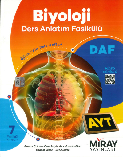 AYT Biyoloji Ders Anlatım Fasikülleri Miray Yayınları SegaCopy Fotokopi Merkezi