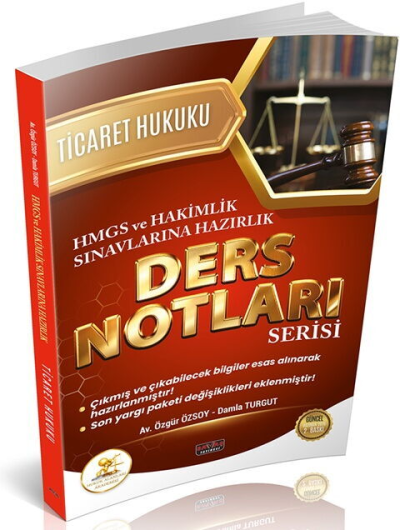 HUKAL HMGS HAKİMLİK Ticaret Hukuku Ders Notları Savaş Yayınları SegaCopy Fotokopi Merkezi