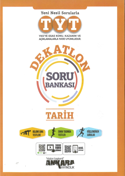 TYT TARİH DEKATLON SORU BANKASI SegaCopy Fotokopi Merkezi