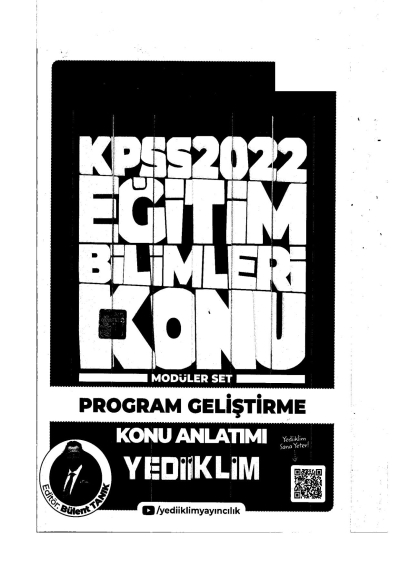 2022 KPSS Program Geliştirme Konu Anlatımı Modüler Set SegaCopy Fotokopi Merkezi