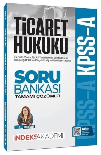 KPSS A Grubu Ticaret Hukuku Soru Bankası Çözümlü İndeks Akademi Yayıncılık SegaCopy Fotokopi Merkezi