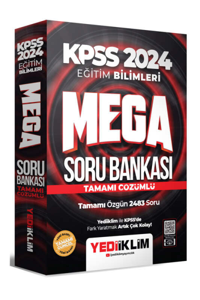 2024 KPSS Eğitim Bilimleri Mega Tamamı Çözümlü Soru Bankası SegaCopy Fotokopi Merkezi