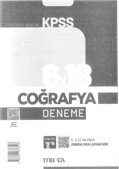 6*18 COĞRAFYA DENEME SegaCopy Fotokopi Merkezi