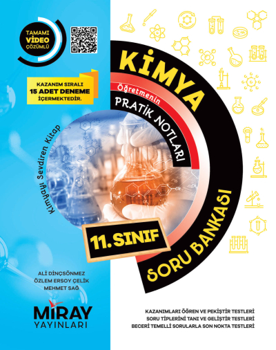 11.Sınıf Kimya Konu Özetli Soru Bankası (Tamamı Video Çözümlü) Miray Yayınları SegaCopy Fotokopi Merkezi