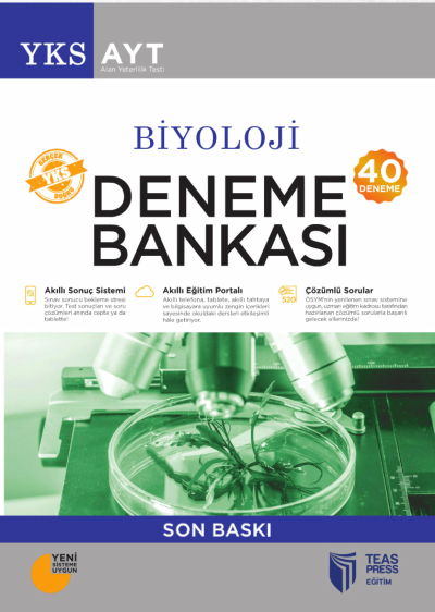 AYT Biyoloji 40 Deneme Bankası Teas Press Yayınları SegaCopy Fotokopi Merkezi