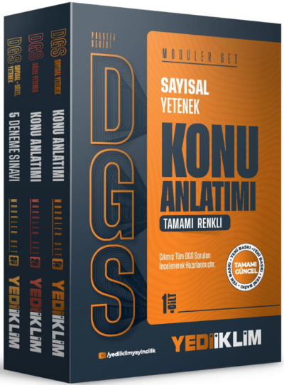 2027 DGS Prestij Konu Anlatımlı Modüler Set Yediiklim Yayınları SegaCopy Fotokopi Merkezi