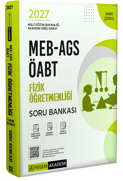 2027 ÖABT MEB-AGS Fizik Öğretmenliği Soru Bankası Çözümlü Pegem Akademi Yayınları SegaCopy Fotokopi Merkezi