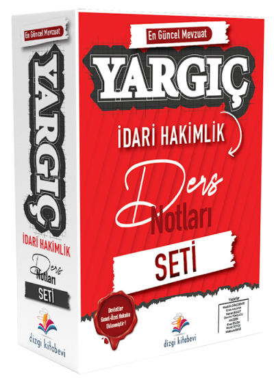 Dizgi Kitap İdari Hakimlik YARGIÇ Ders Notları Seti Dizgi Kitap SegaCopy Fotokopi Merkezi