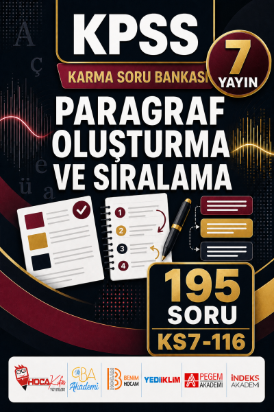 Paragraf Oluşturma ve Sıralama 7 Yayın 195 Soru SegaCopy Fotokopi Merkezi