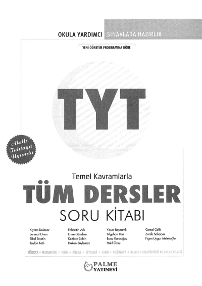 TYT Tüm Dersler Soru Kitabı