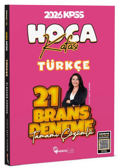 2026 KPSS Türkçe 21 Deneme Çözümlü Hoca Kafası Yayınları SegaCopy Fotokopi Merkezi