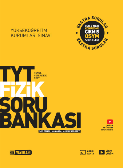 TYT Fizik Soru Bankası Hız Yayınları SegaCopy Fotokopi Merkezi