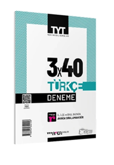 TYT TÜRKÇE 3X40 VİDE ÇÖZÜMLÜ DENEME SegaCopy Fotokopi Merkezi