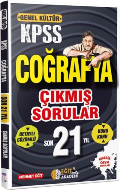 KPSS Coğrafya Son 21 Yıl Çıkmış Sorular Mehmet Eğit SegaCopy Fotokopi Merkezi