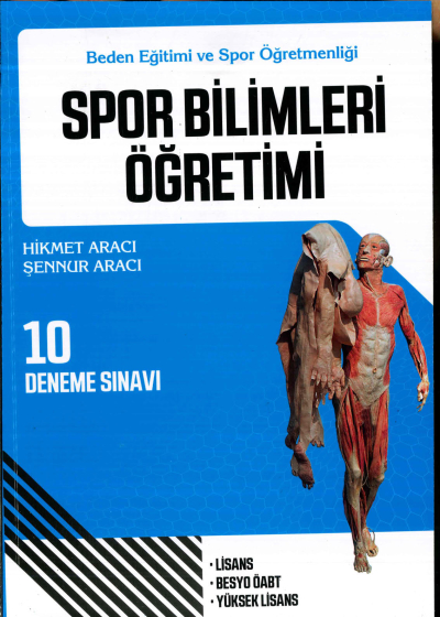 SPOR BİLİMLERİ ÖĞRETİMİ 10 DENEME SINAVI SegaCopy Fotokopi Merkezi
