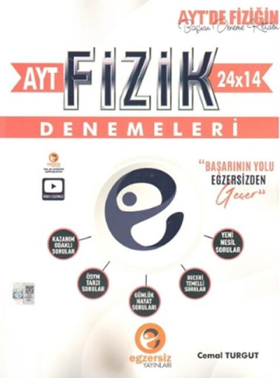 AYT Fizik 24 x 14 Denemeleri Egzersiz Yayınları SegaCopy Fotokopi Merkezi