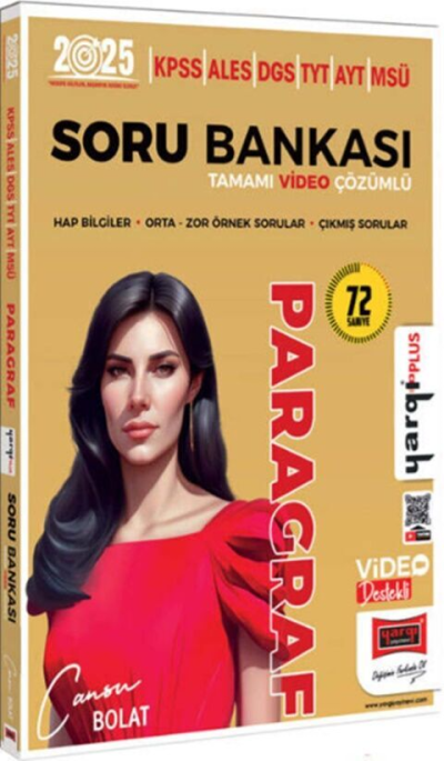 2025 KPSS ALES DGS TYT AYT MSÜ Tamamı Video Çözümlü Paragraf Soru Bankası Yargı Yayınları SegaCopy Fotokopi Merkezi
