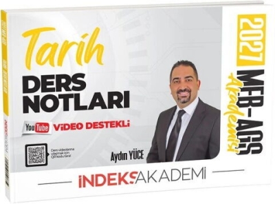 MEB-AGS Akademisi Tarih Video Ders Notları Aydın Yüce İndeks Akademi Yayıncılık SegaCopy Fotokopi Merkezi