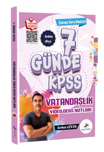 2026 KPSS 7 Günde Vatandaşlık Çıkmış Soru Analizli Video Ders Notları Dizgi Kitap Yayınları SegaCopy Fotokopi Merkezi