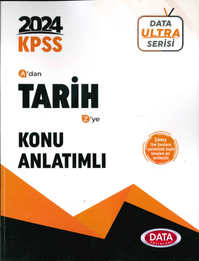 2024 KPSS Ultra Serisi Tarih Konu Anlatımlı Data Yayınları