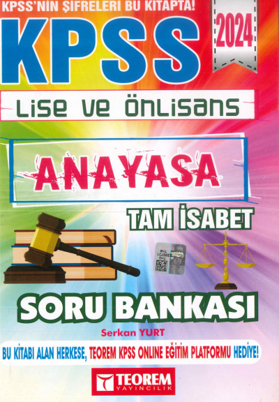 ANAYASA TAM İSABET SORU BANKASI SegaCopy Fotokopi Merkezi