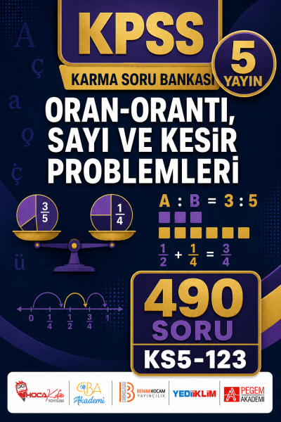 Oran-Orantı, Sayı ve Kesir Problemleri 5 Yayın 490 Soru