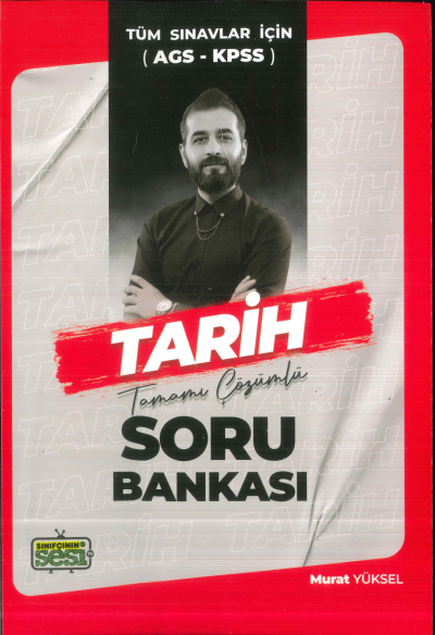 Sınıfçının Sesi KPSS MEB-AGS Tarih Soru Bankası Çözümlü SegaCopy Fotokopi Merkezi