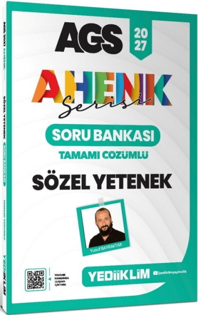 MEB AGS Ahenk Serisi Sözel Yetenek Tamamı Çözümlü Soru Bankası Yediiklim Yayınları SegaCopy Fotokopi Merkezi