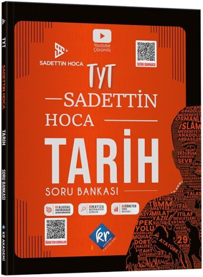 Sadettin Hoca TYT Tarih Soru Bankası KR Akademi SegaCopy Fotokopi Merkezi