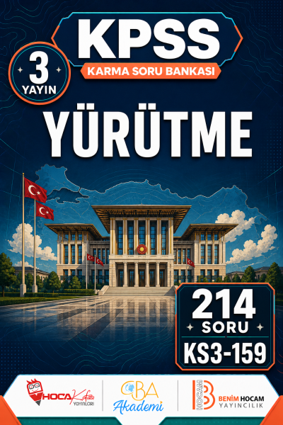 Yürütme 3 Yayın 214 Soru (Benim Hocam - CBA - Hoca Kafası Yayınları) SegaCopy Fotokopi Merkezi