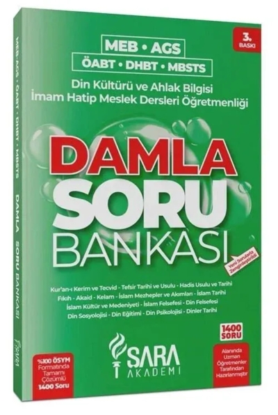 ÖABT MEB-AGS DHBT MBSTS Din Kültürü ve Ahlak Bilgisi Damla Soru Bankası Çözümlü SegaCopy Fotokopi Merkezi